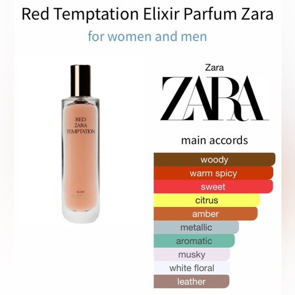 Zara | Bath & Body | Zara Red Temptation Elixir | Poshmark